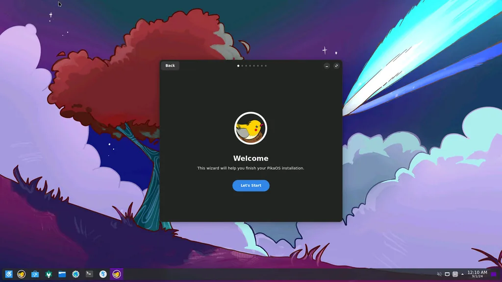 PikaOS KDE desktop